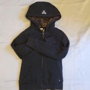 Aritzia TNA Pacific Zip Faux Fur Hoodie XS